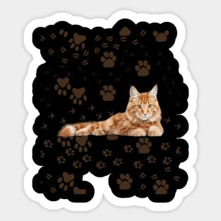 THE CAT LOVE Sticker